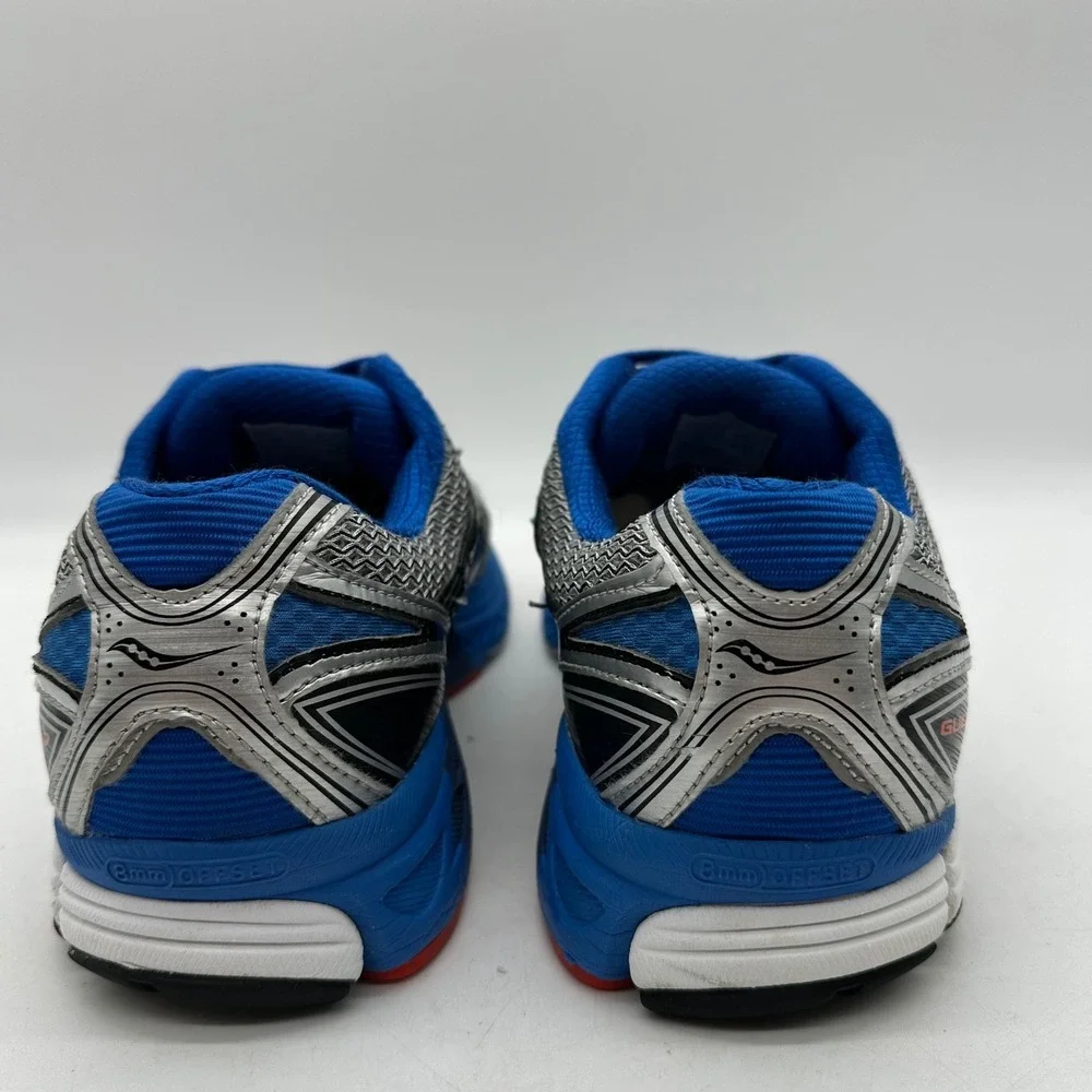 Saucony 20228-1 Mens 10 Silver/Blue Guide 7 Stability PowerGrid Running Shoes